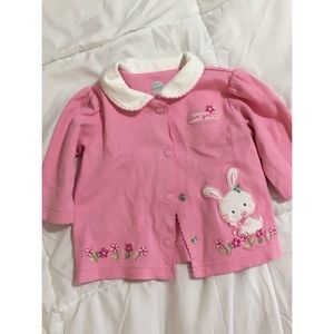 Pink bunny sweater